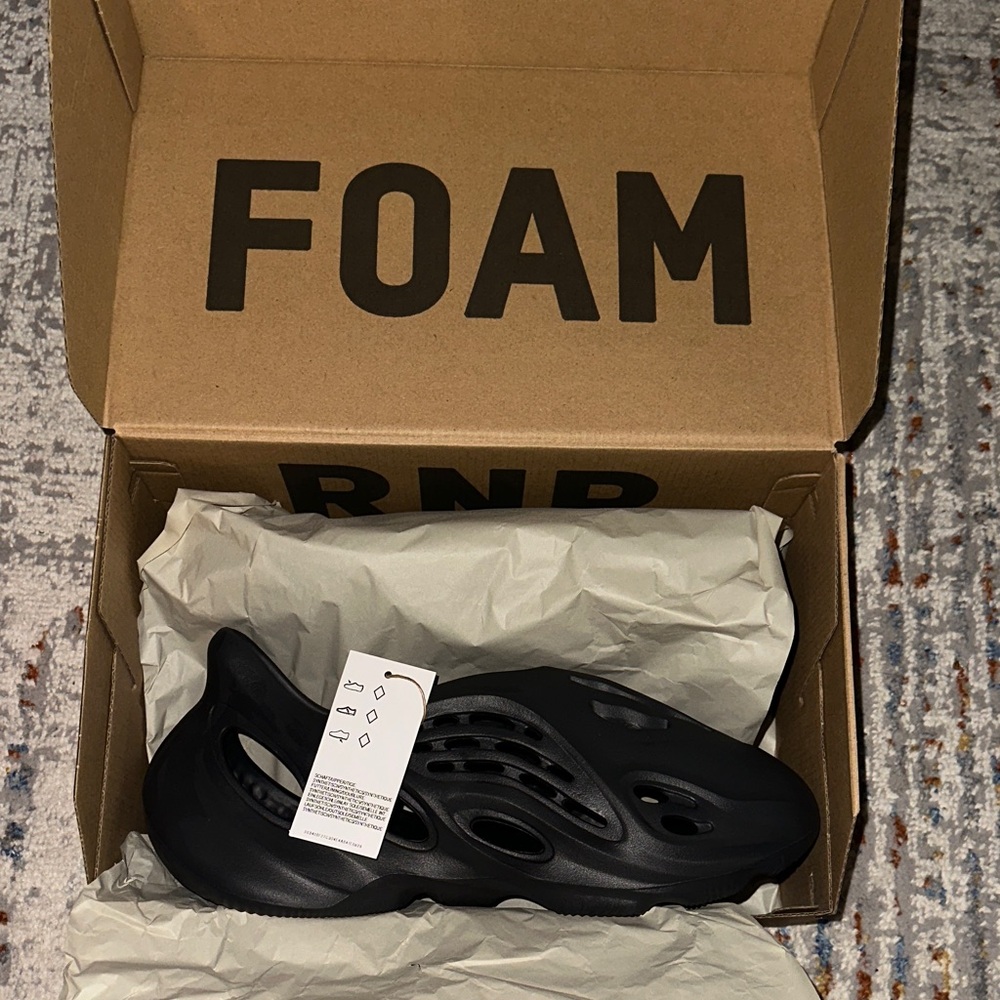 Yeezy Adidas Black Foam Runners